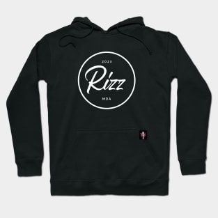 Rizz Vintage Retro Typography Pop Art Design Hoodie